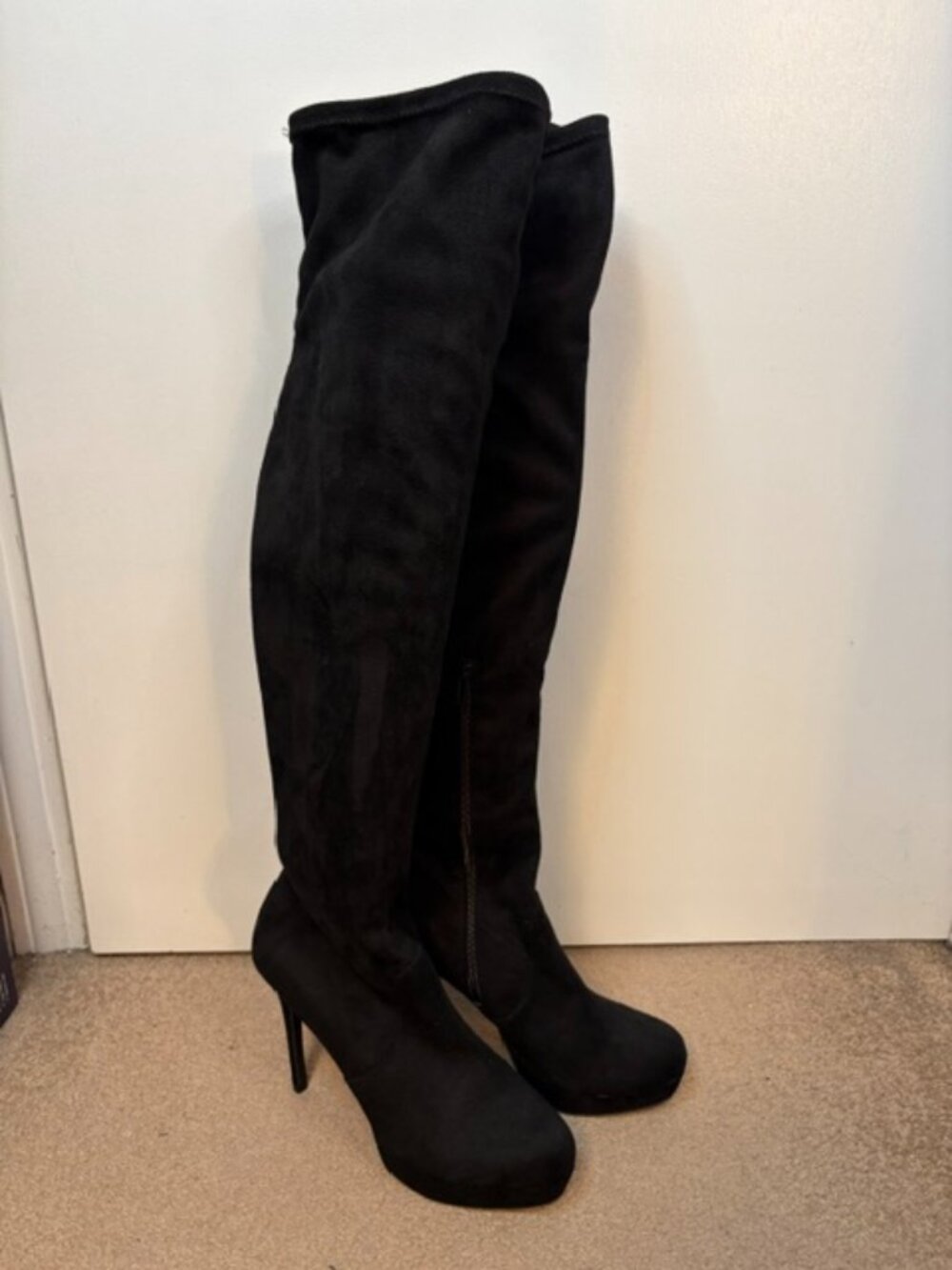 Thalia Sodi black tall over the knee boots